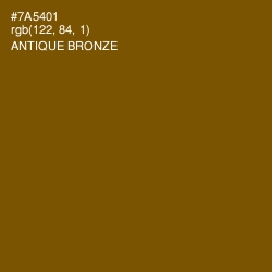 #7A5401 - Antique Bronze Color Image